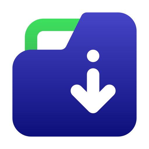 File download Generic gradient fill icon