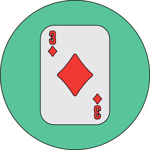 다이아몬드 카드 Generic color lineal-color icon