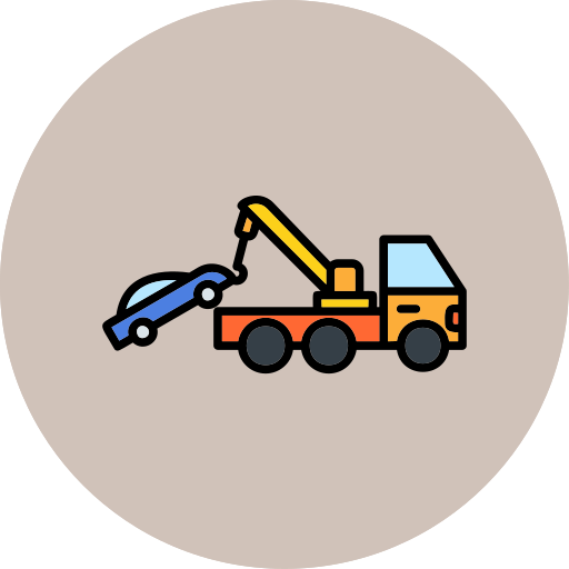 Tow truck Generic color lineal-color icon