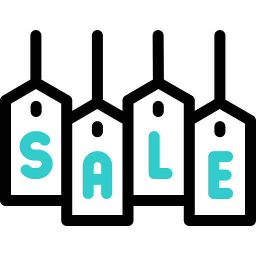 Sale Basic Accent Outline icon