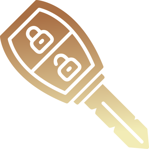kluczyk samochodowy Generic gradient fill ikona