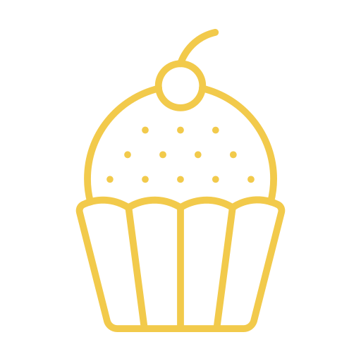 Muffin Generic color outline icon