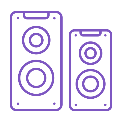 Speakers Generic color outline icon