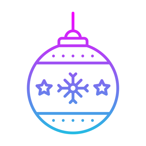 Christmas ball Generic gradient outline icon