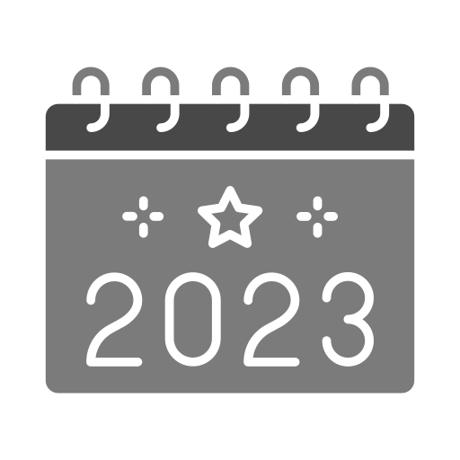 2023 Generic color fill icono