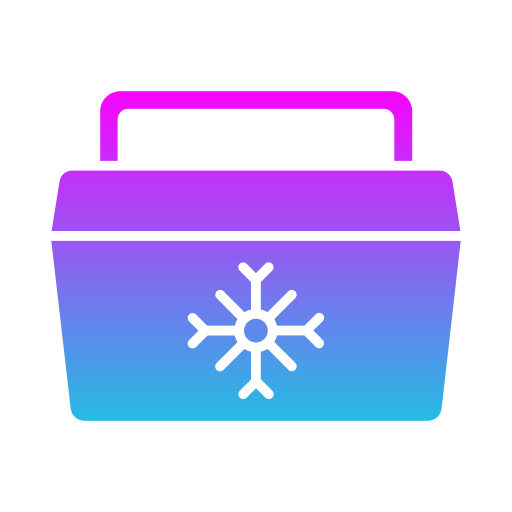 Ice bucket Generic gradient fill icon