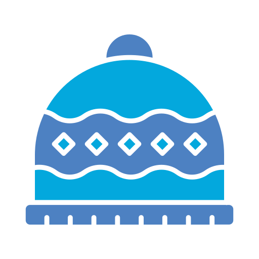 czapka zimowa Generic color fill ikona