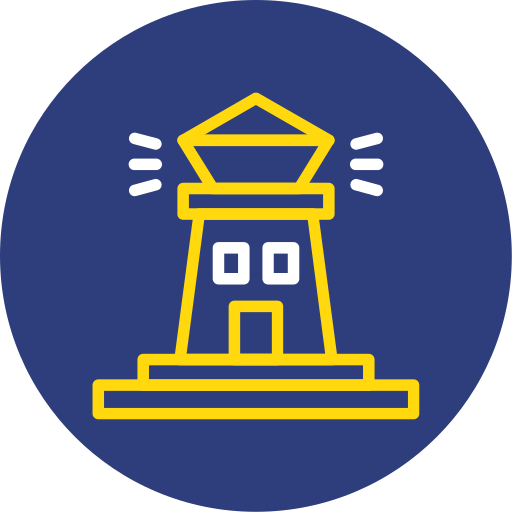 Lighthouse Generic color fill icon