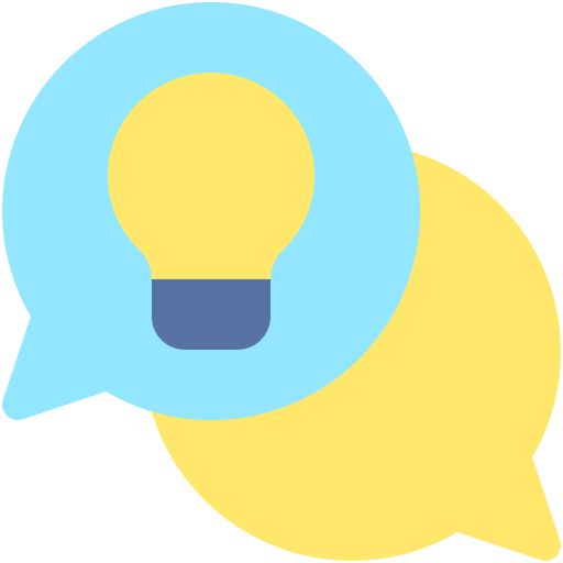 Chat bubble Generic color fill icon