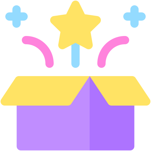 caja magica Generic color fill icono