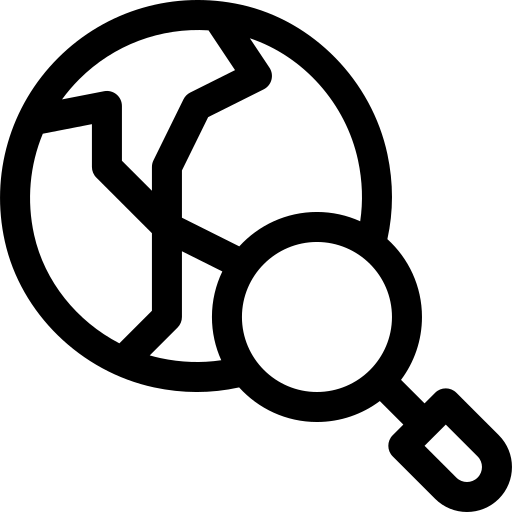 naviguer Basic Rounded Lineal Icône