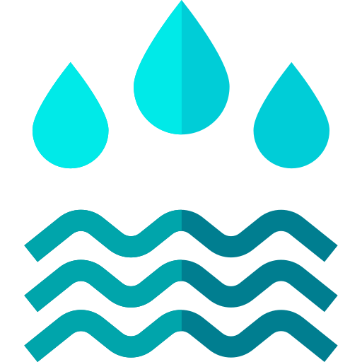 Agua Basic Straight Flat icono