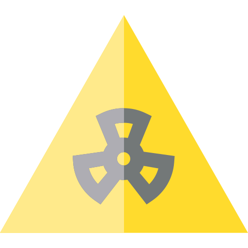 Radiación Basic Straight Flat icono