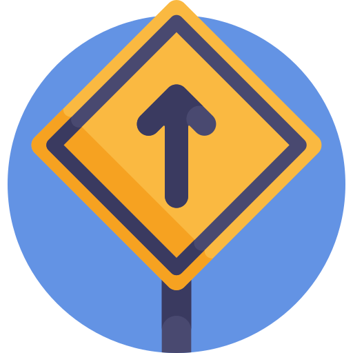 Traffic sign Detailed Flat Circular Flat icon