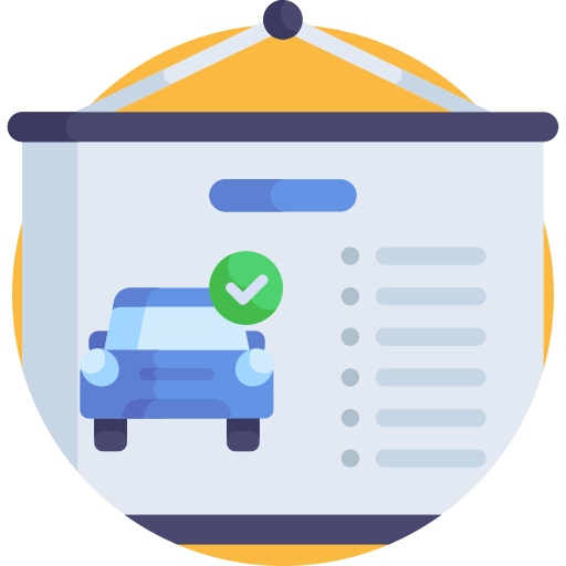 Driving lessons Detailed Flat Circular Flat icon