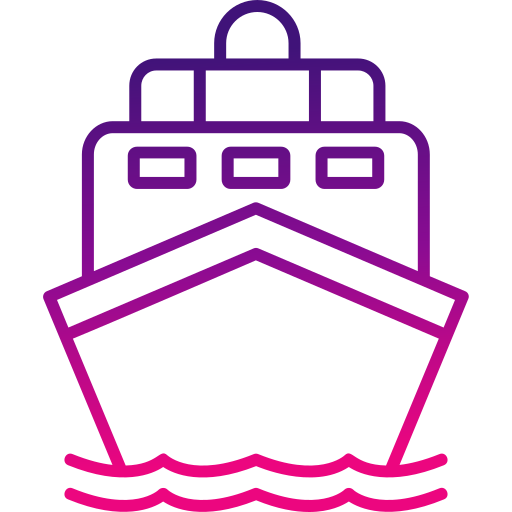 nave da carico Generic gradient outline icona