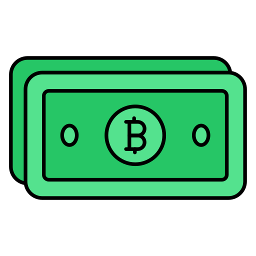 bitcoin-bargeld Generic color lineal-color icon