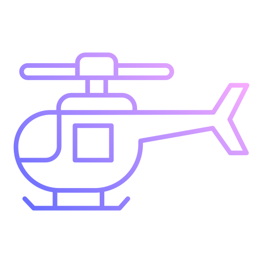 Helicopter Generic gradient outline icon