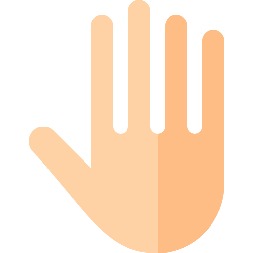 offene hand Basic Rounded Flat icon