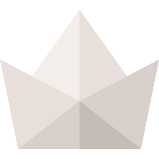 Barco de papel Basic Straight Flat icono