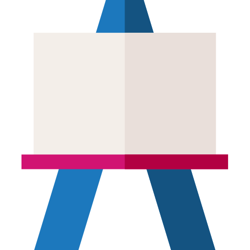 staffelei Basic Straight Flat icon