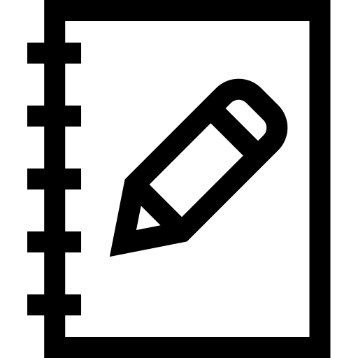 zeszyt Basic Straight Lineal ikona