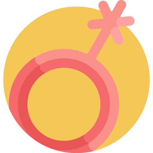 genderqueer Detailed Flat Circular Flat Icône