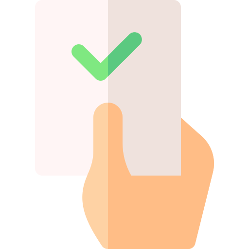 Voto Basic Rounded Flat icono