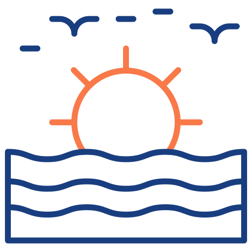 Sunset Generic color outline icon
