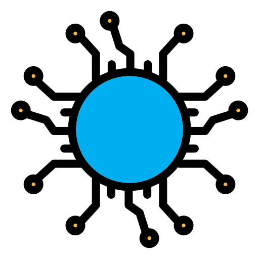 인공지능 Generic color lineal-color icon