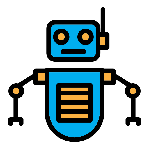 로봇공학 Generic color lineal-color icon