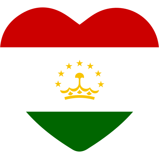 타지키스탄 Generic color fill icon