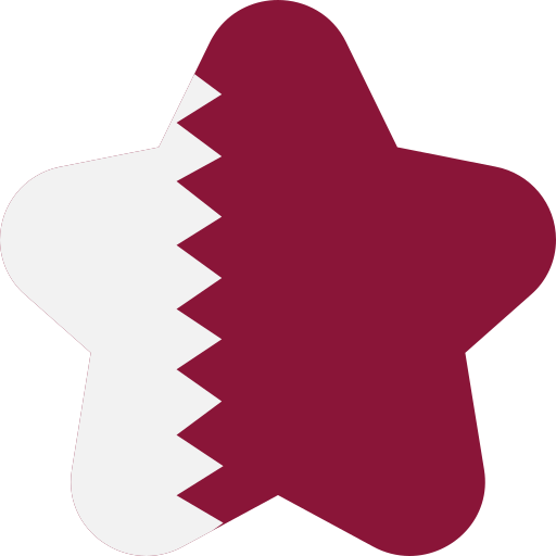 カタール Generic color fill icon