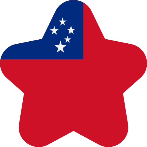Samoa Generic color fill icon