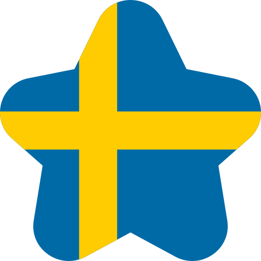 스웨덴 Generic color fill icon