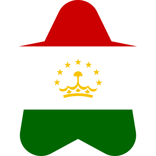Таджикистан Generic color fill иконка