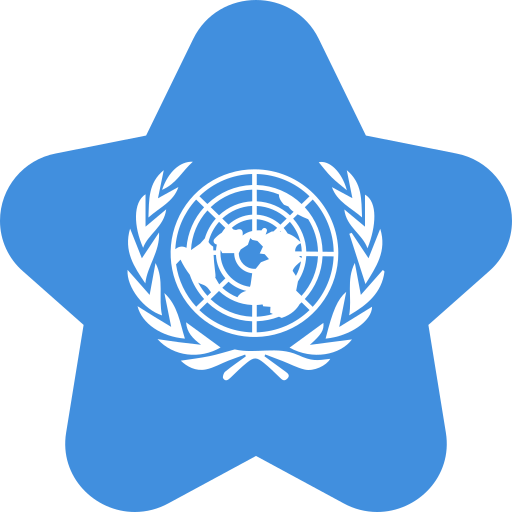 유엔 Generic color fill icon