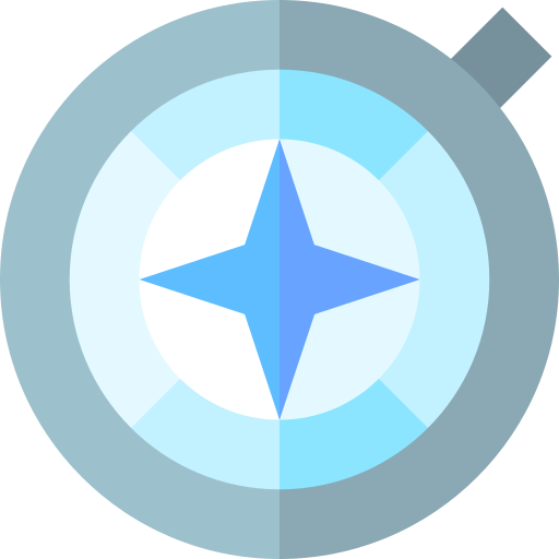 kompass Basic Straight Flat icon