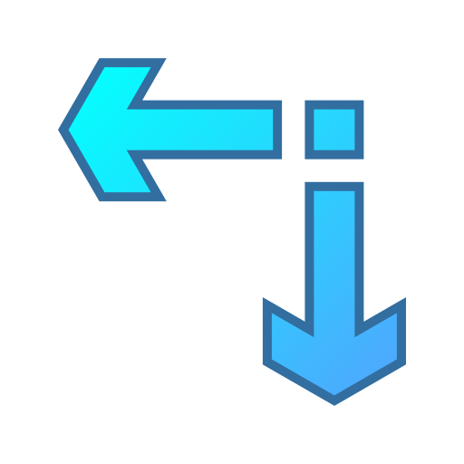 Direction arrow Generic gradient lineal-color icon