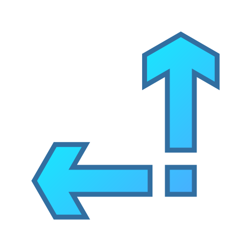 Direction arrow Generic gradient lineal-color icon