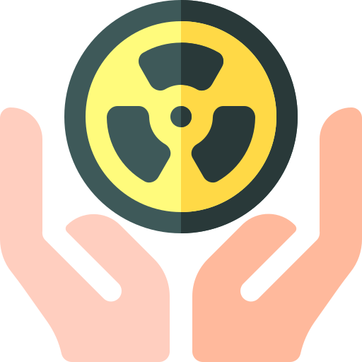 원자력 에너지 Basic Rounded Flat icon