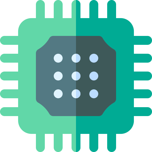 mikrochip Basic Rounded Flat icon