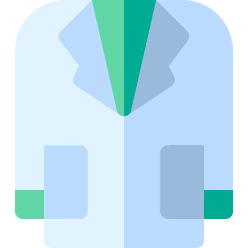 Lab coat Basic Rounded Flat icon