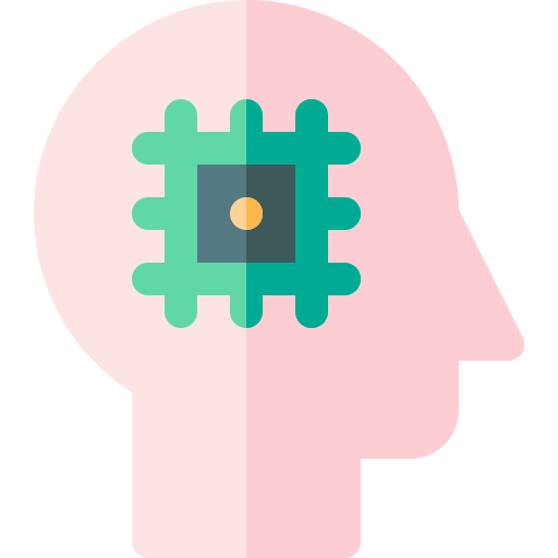 Cerebro Basic Rounded Flat icono