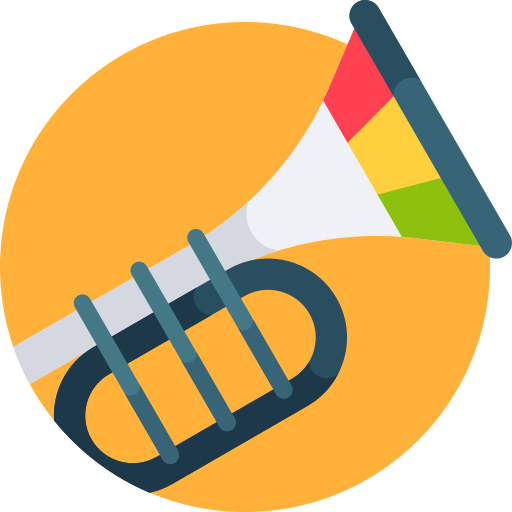 trompete Detailed Flat Circular Flat icon