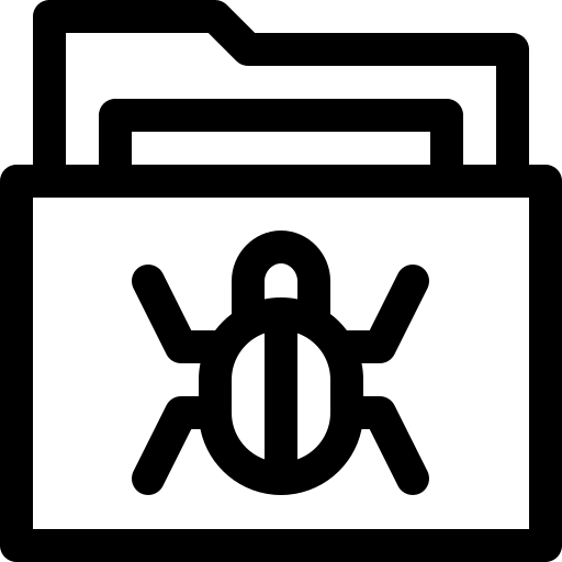 virus Basic Rounded Lineal icona