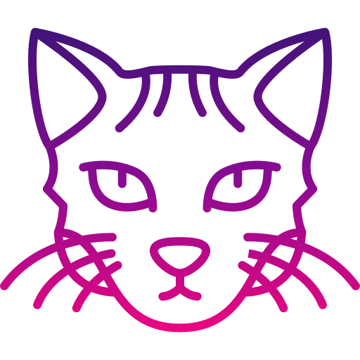 Сфинкс кошка Generic gradient outline иконка