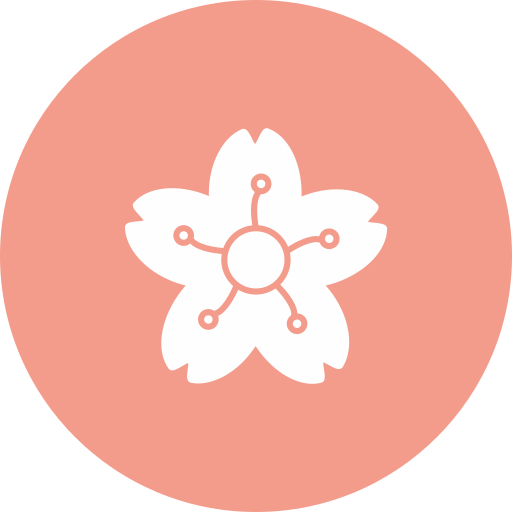 桜の花 Generic color fill icon