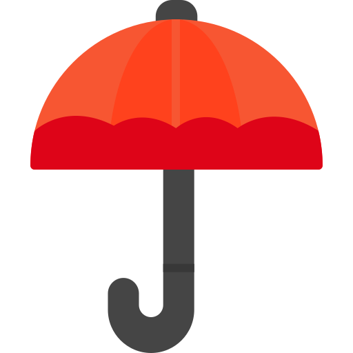 paraguas abierto Generic color fill icono