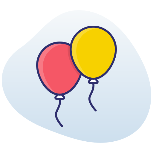 Balloons Generic gradient lineal-color icon